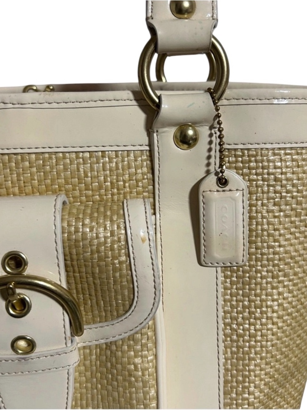 Coach Vintage Legacy 65th Anniversary Edition Woven Tote - Picture 5 of 11